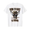 Forced to Go to School Deer Hunting Boy Camo T-Shirt