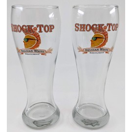 Shock Top Belgian White Pilsner Glass Pair (2)