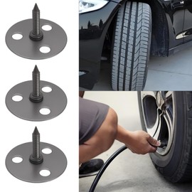 ECSiNG 50PCS Tire Puncture Nails Spikes Anti-Theft Security Car Vehicle Auto Puncture Nail Diameter 25mm Nail Length 15mm for Cars Trucks Dark Gray