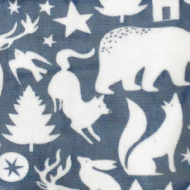 Fusion Snug - Scandi Animals - Fleece Throw - 120