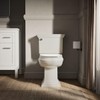 KOHLER K-4774-47 Brevia Elongated Toilet Seatwith Quick-Release Hinges and Quick-Attach