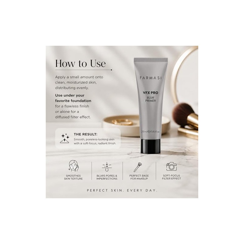 Farmasi VFX PRO Camera Ready Perfecting Make-up Primer, 25 ml.0.83