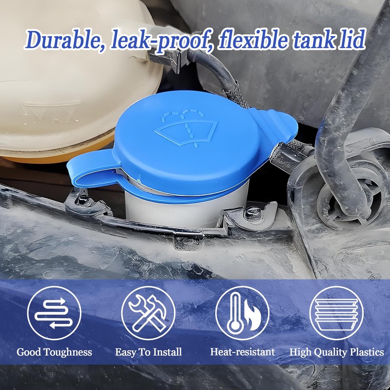 vvag Windshield Wiper Fluid Cap, Windshield Washer Reservoir Cap Essential