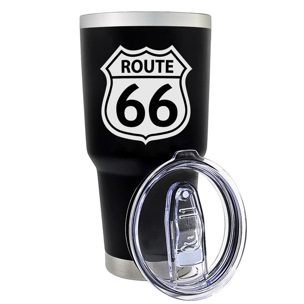 Palm City Products 30 oz Route 66 Tumbler Black -