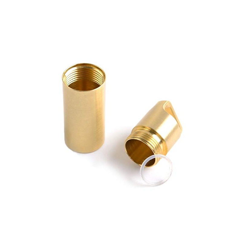 Vogueing Tool Small Pill Box Portable Metal Waterproof Pill Box