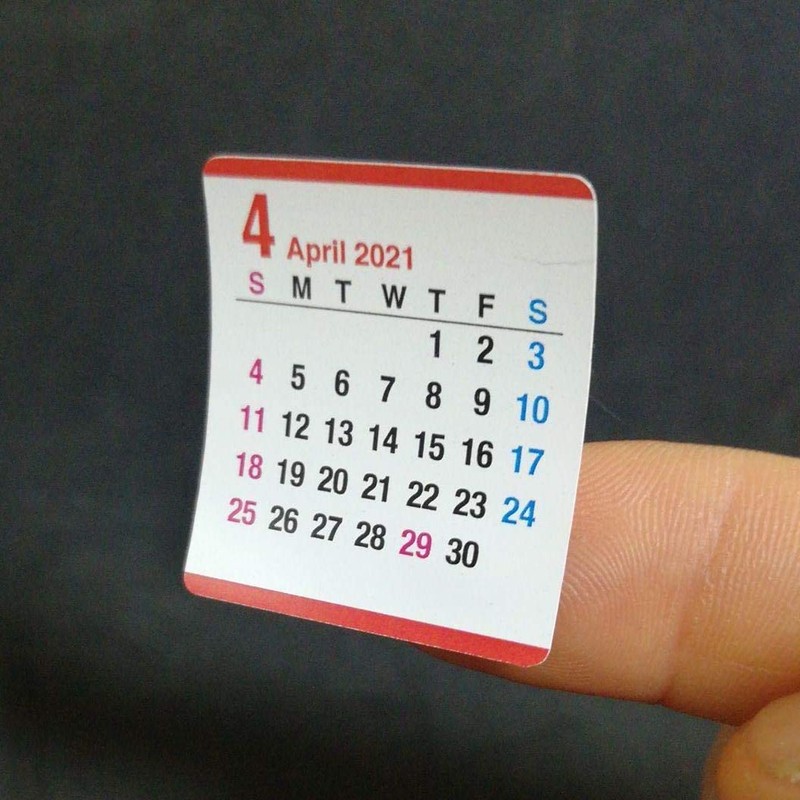 【2026 Version】 Levarage Calendar Sticker Removable and Re-attachable Sticker Calendar