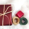 CREATRILL 3 Rolls Red Green Kraft 1/4" by 492 Feet