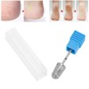 Diamond Pedicure Cone Bit,Stainless Steel Foot Nail Drill Bit,Feet Filing