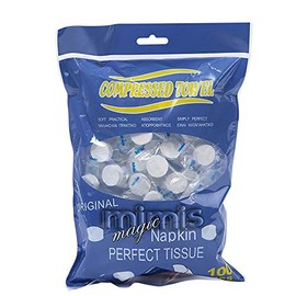 Darate Toallas Comprimidas, Desechables Portátiles, Faciales Suaves, Duraderas y Reutilizables, para Viajes, Hogar, Exterior, Acampada, Senderismo, De