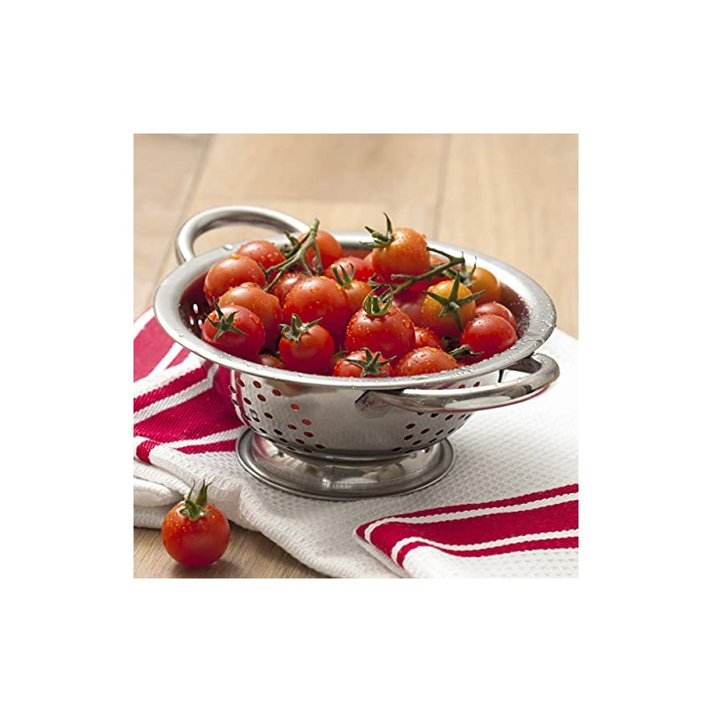 ExcelSteel Colander Set Stainless Steel | Nesting Design | Mirror