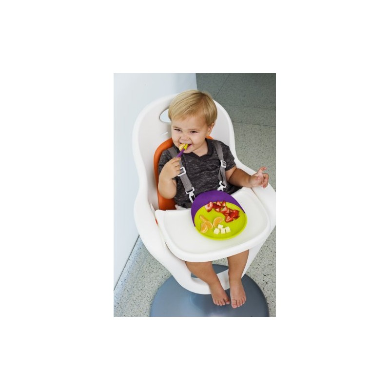 Boon B263 Plato con Base de Succión, verde/morado