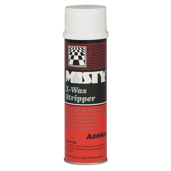 Misty X-Wax Stripper 18 Ounce 18 Oz 1033962 (Case of 12) Great for tile, wood, linoleum and composition tile