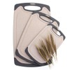 FLYINGSEA Cutting Boards For Kitchen, Anti-Skid Eco-Wheat Straw Cutting Board