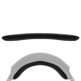Geekria Velour Headband Pad with Hook and Loop, Soft Replacement for Headphones, Easy DIY Installation, No Tools Required Compatible with Geekria Cushion (Black)