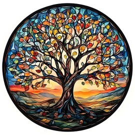 MXJSUA Diamond Painting Adults, Tree of Life Diamond Painting Set for Adults, Mosaic Making, Living Room, Home Decoration, Christmas Gifts, 30 x 40 cm