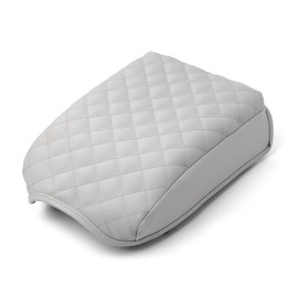 KMMOTORS Telluride(2020~2023) Console Cover Armrest Cushion, Vegan Leather, Console lid Protector, Anti-Scratch(Gray)