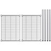 PRO&Family 18" x 24" NSF Chrome 2 Wire Shelf Kit