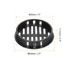 sourcing map 10Pcs 50mm/2in Air Vents Circular Soffit Vents, Black