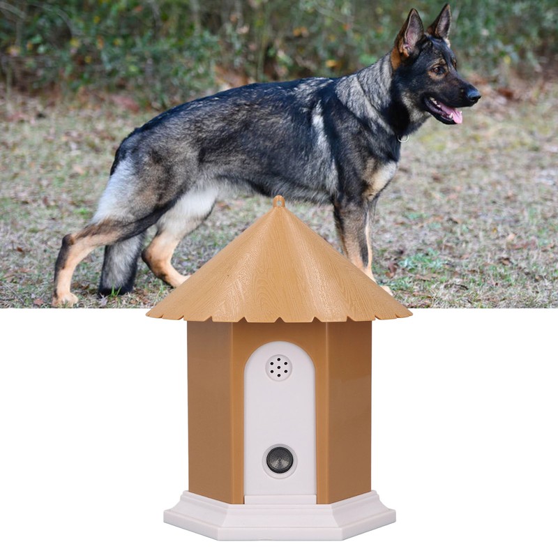 Bark Control Device Ultrasonic Waterproof Hanging Barking Deterrent for All