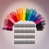 100Pcs Black White Small Eyeshadow Applicators Eye Shadow Sponge Applicator