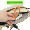 SwirlColor Braided PU Leather Strap Keyring Keychain Car Key Chain