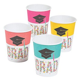 Congrats Girl Grad Party Cups