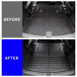 Rongtaod Cargo Mat For 2020-2025 Ford Explorer Trunk Mat TPE Cargo Liner 2024 Explorer