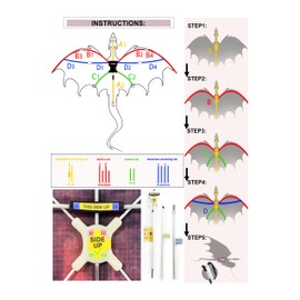JEKOSEN Ice Dragon 54" Huge Kite for Kids and Adults Easy to Fly Single Line String with 160" Tail for Beach Trip Park Family Outdoor Games and Activities