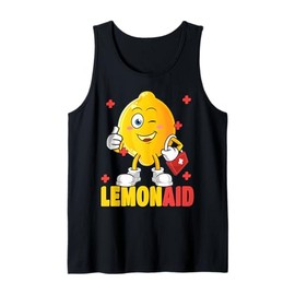 Lemonaid Funny Medical First Aid Nurse Lemon Pun Tank Top