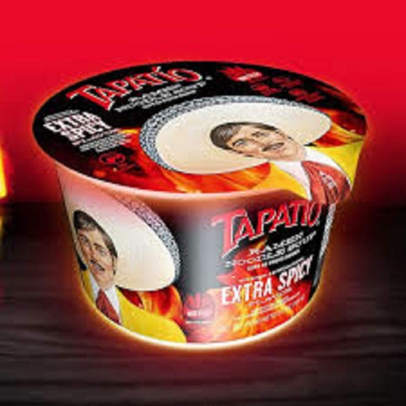 Tapatio Extra Spicy Ramen Noodle Bowl Chopstick Recipe Bundle (Microwaveable