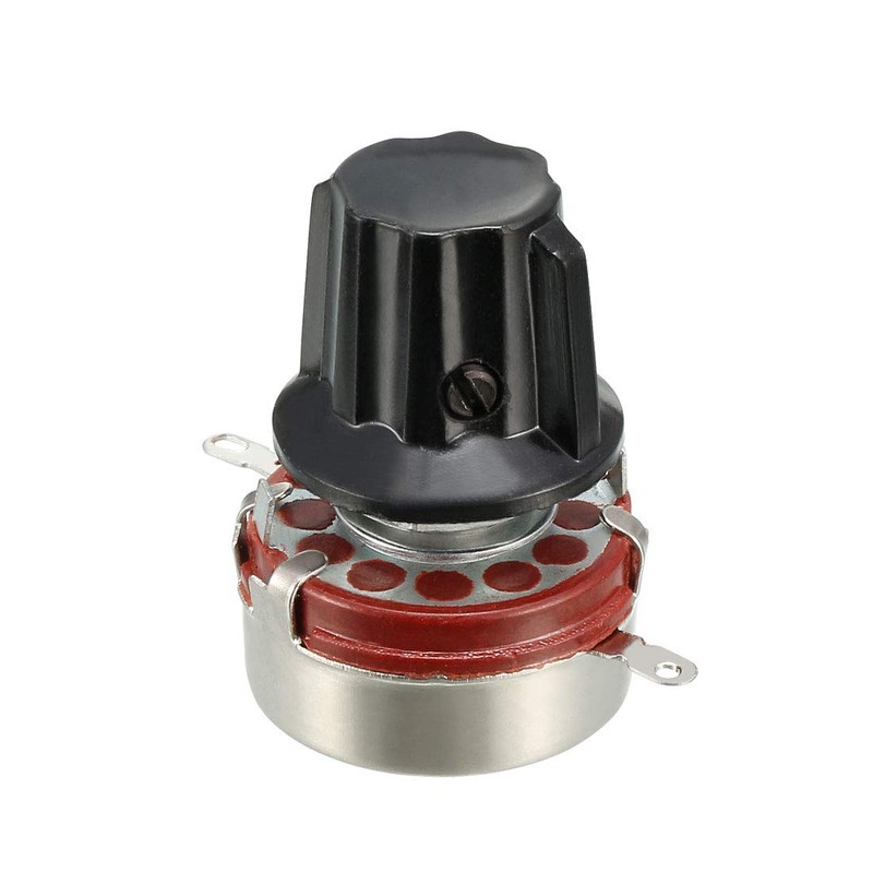 sourcing map Carbon Film Potentiometer changeable resistors single turn WH118