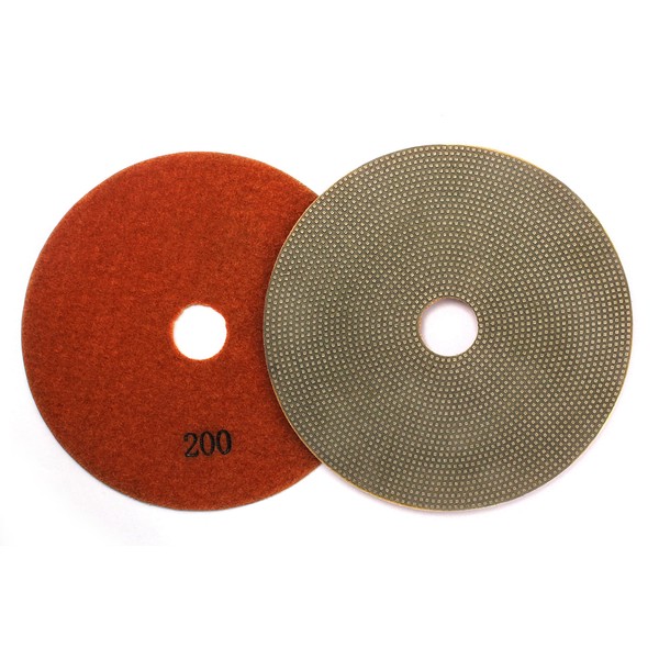BSRTTOOL 6" Electroplated Diamond Polishing Pads- Wet Dry Sanding Tile