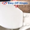 Clorox Elongated Scented Plastic Toilet Seat with Easy-Off Hinges -Tyler