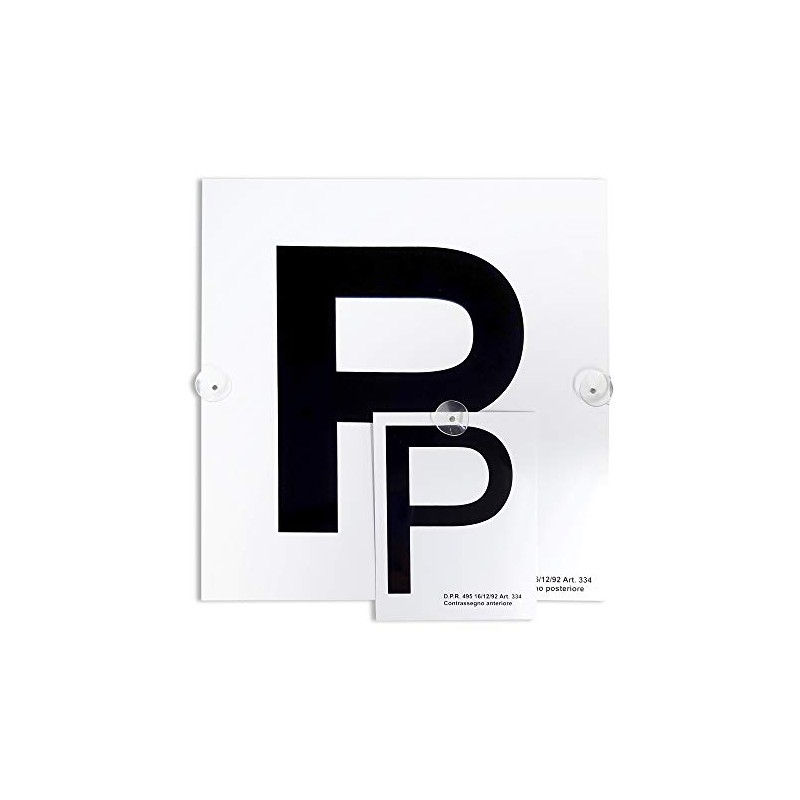 4R Quattroerre.it 1571a Marking P with Suction Cups, Set of