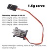 Wishiot 2pcs Tiny 1.5g servo Micro Linear Digital Servo Lightweight