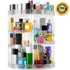 360 Rotating Makeup Organizer Countertop, Clear Acrylic Large Perfume Organizer,
