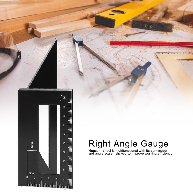 45°/90° T Angle Gauge Straight Ruler 3D Mitre Degree Measuring