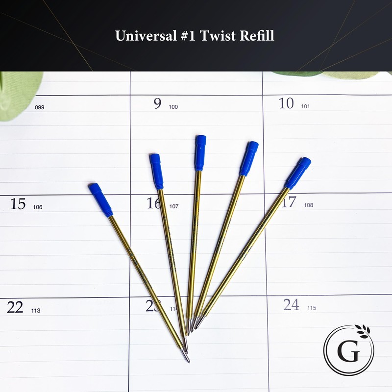 Garland Universal #1 Cross Compatible Ballpoint Pen Refill, USA Made,