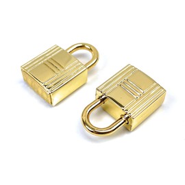 VersaKits - Paquete de 4 mini candados dorados sin llave, cerraduras pequeñas de metal sin combinación para bolsos, mochilas, equipaje, cajas de joyería y almacenamiento