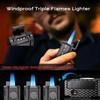5-in-1 Torch Lighter with Tool, Punch, Holder, Draw Enhancer, Refillable