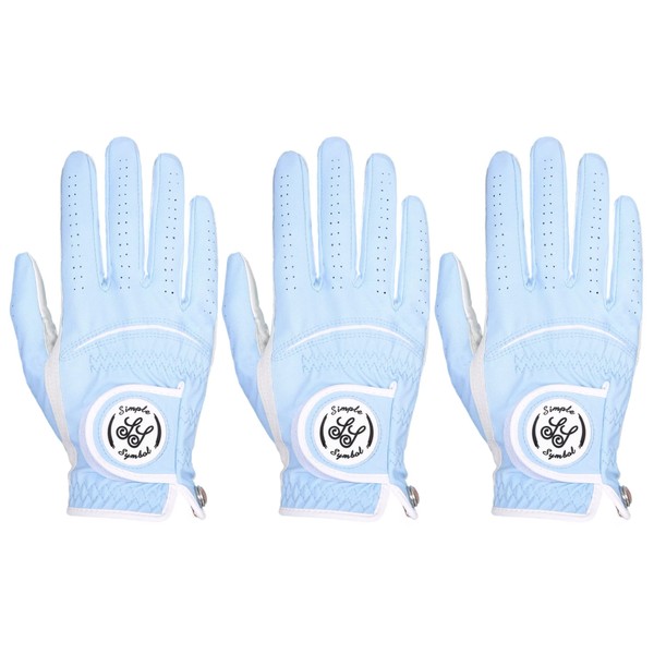 SIMPLE SYMBOL Men's Golf Glove High Grade Leather Left Hand