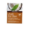 Just for Her Flushable Cleansing Wipes Coconut Water Individually wrapped