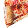 Kid Toddlers Pizza Pattern Rug Baby Washable Fluffy Playmat Round