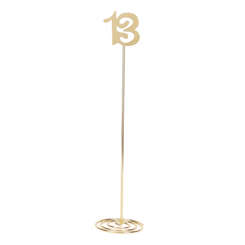 6pcs Metal Wedding Table Numbers Rust Prevention Thickened Tall Table