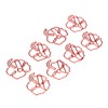 50Pcs Leaf Paper Clips 4 Leaf Clover Design Strong Metal