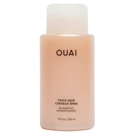 OUAI OUAI Thick Shampoo - Moisturizing Shampoo with Keratin, Marshmallow Root, Shea Butter, Avocado Oil for Thick Hair - Strengthens & Hydrates Strands - Paraben, Phthalate, Sulfate Free Shampoo (10 Fl Oz)