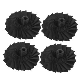 Holibanna 4 Sets Umbrella Accessories Umbrella Top Umbrella Tip Cover Umbrella Tip Cap Umbrella Tip Umbrella Repair Umbrella Replacement Top Cover Umbrella Tip Protector, black