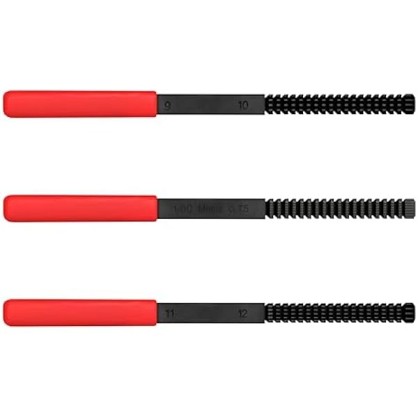 3Pcs Thread File Set, Thread Restorer File Set, Thread Repair