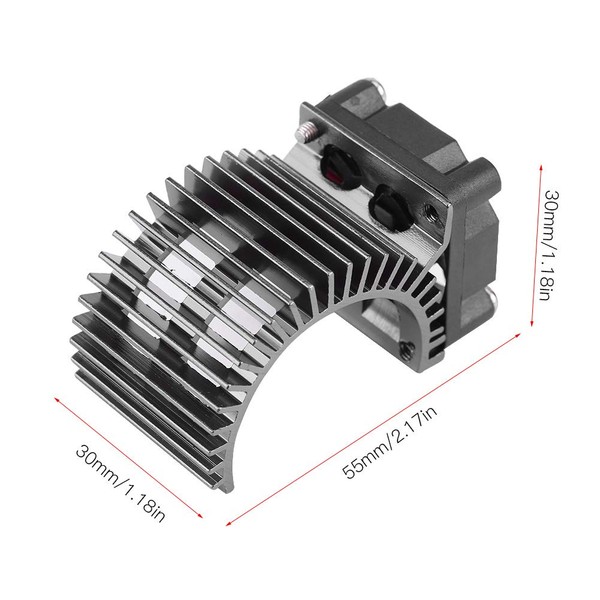 Tbest Engine Heat Sink, RC Engine Cooler Car 540/550 Engine