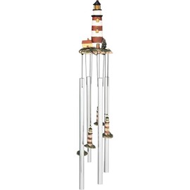 ICE ARMOR 23" Long Assateague VA Round Top Wind Chime Statue Sculpture Ornament Decoration Garden Decor Ideas for Housewarming, Holidays and Birthdays Great Collectible Addition